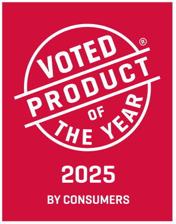 Voted Product of the Year 2025 by consumers
